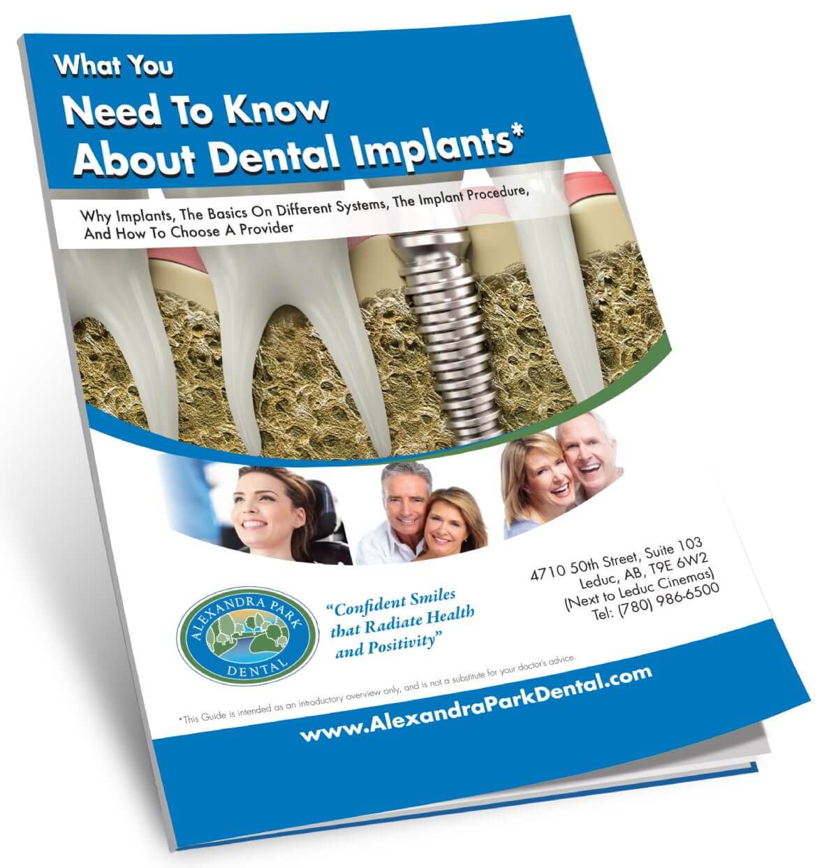 Booklet on guiding you through dental implant.